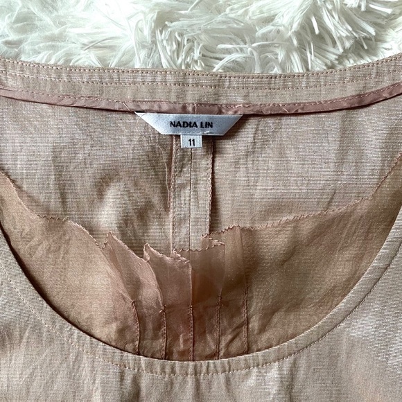 NWT Nadia Lin Designer skirt and top set, midi skirt with blouse, women’s work - Picture 14 of 16